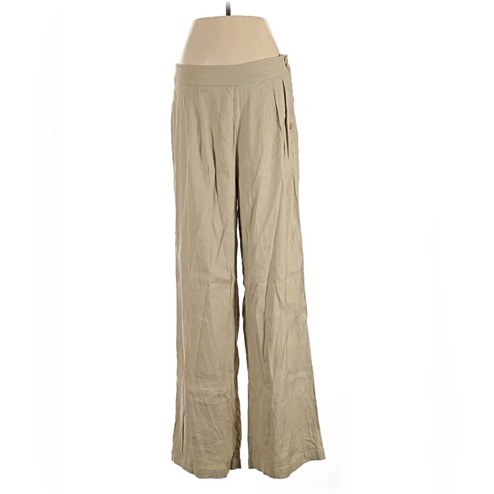Hellbunny Vixen Wide Leg Trousers, Tan, Medium, EUC - Picture 2 of 6